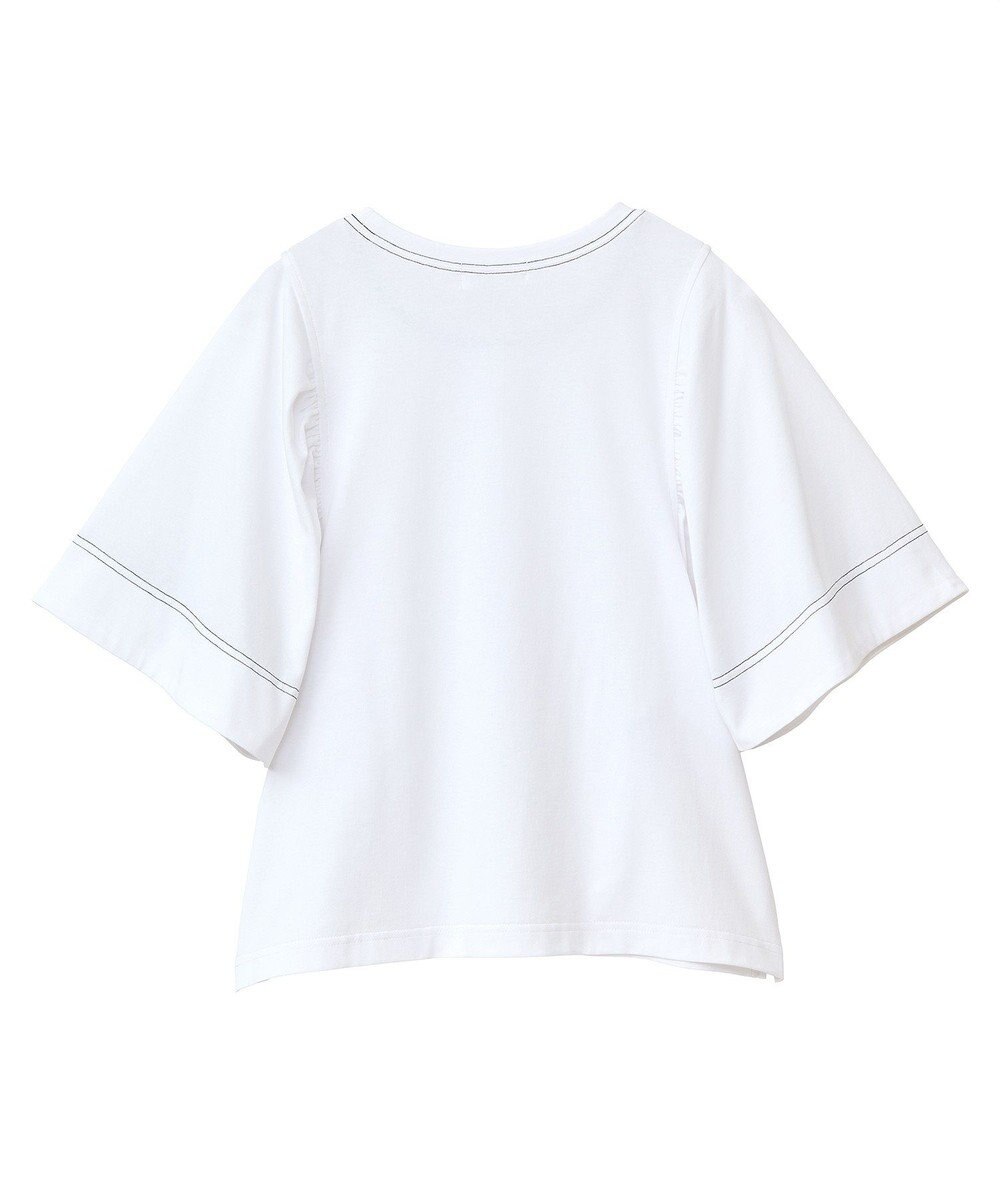 Green Parks ■ＥＳＣＡＲ　バイカラーｓｔフレアスリーブＴＥＥ 