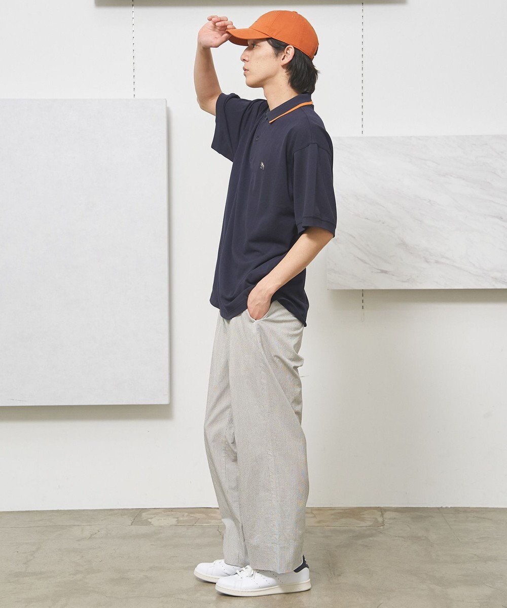 J.PRESS YORK STREET 【UNISEX】ブルドックワンポイント ポロシャツ 