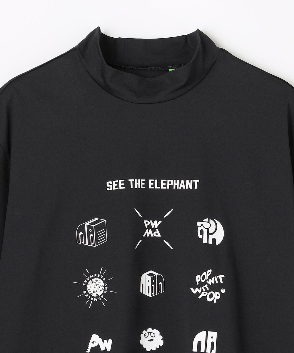 PW CIRCULUS 【MEN】9モチーフモックネック ゴルフ 