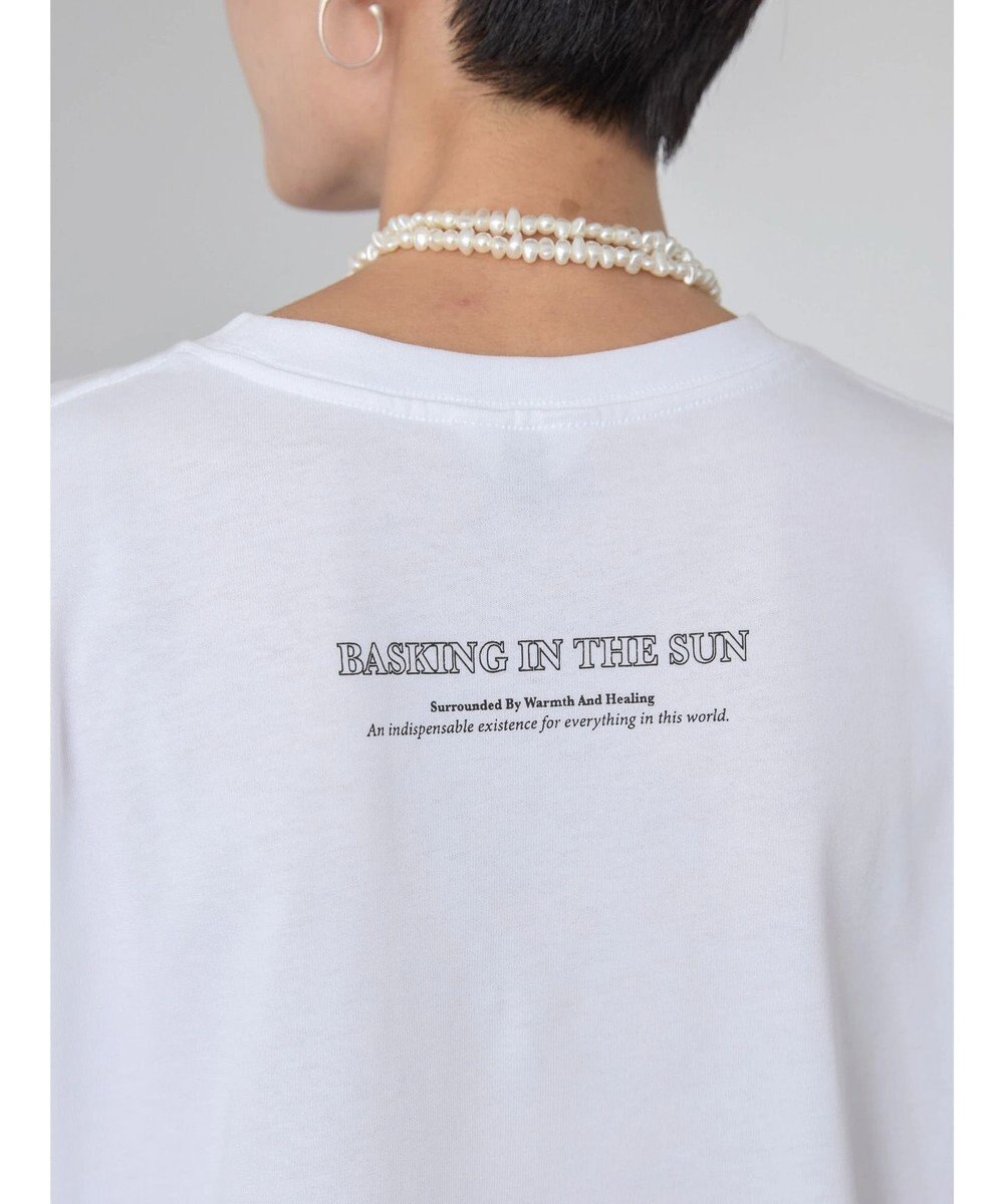 AMERICAN HOLIC 前後ロゴノースリーブカットプルオーバー 