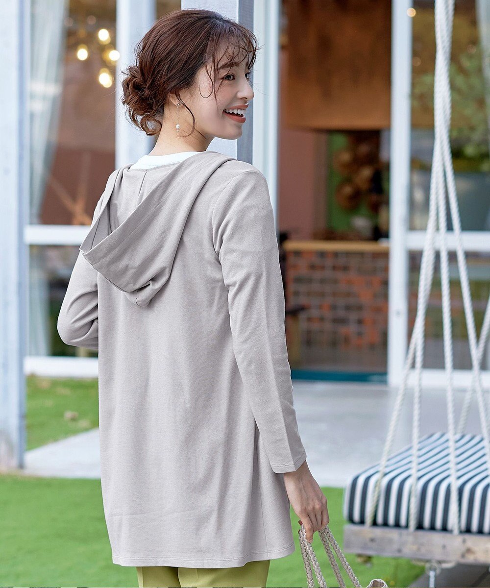 Tiaclasse 【小倉優子さん着用・UVケア・接触冷感】“やみつき”カットソーパーカーカーデ 