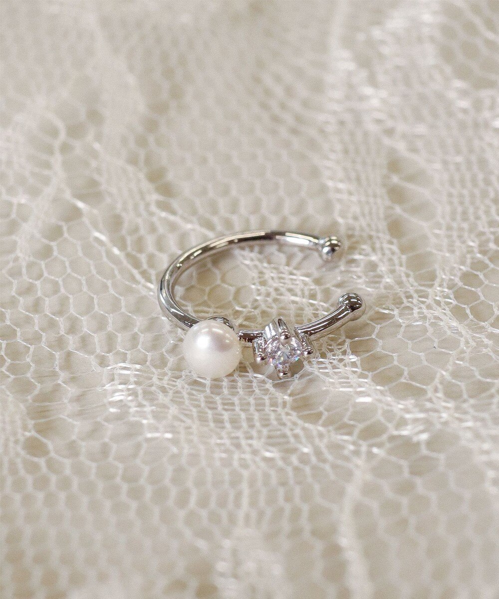 Tiaclasse 【選べる2種類】パールイヤーカフ 