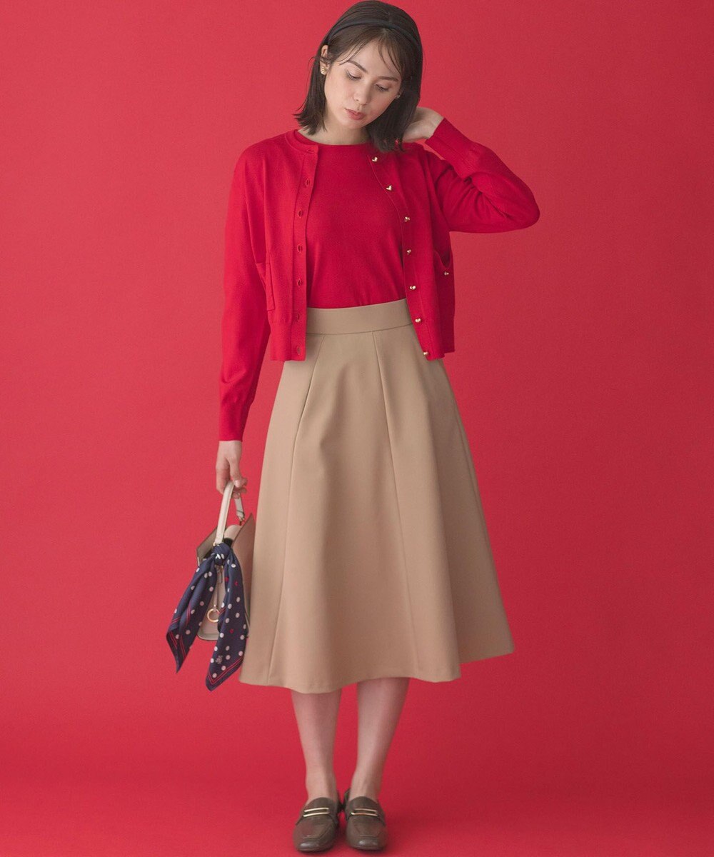 組曲 S ハートボタン ニットカーディガン 