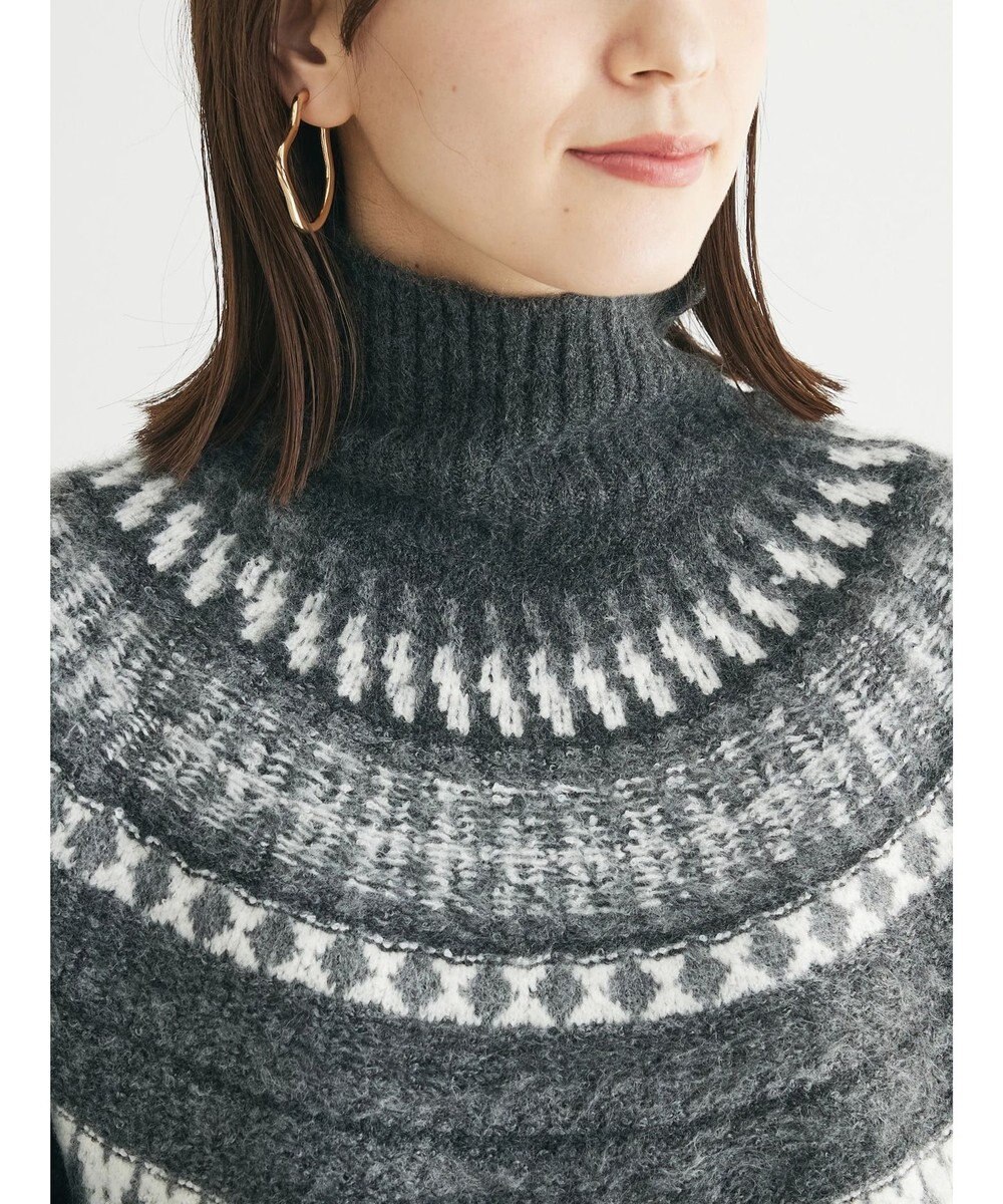 Green Parks 求心柄ニットプルオーバー 