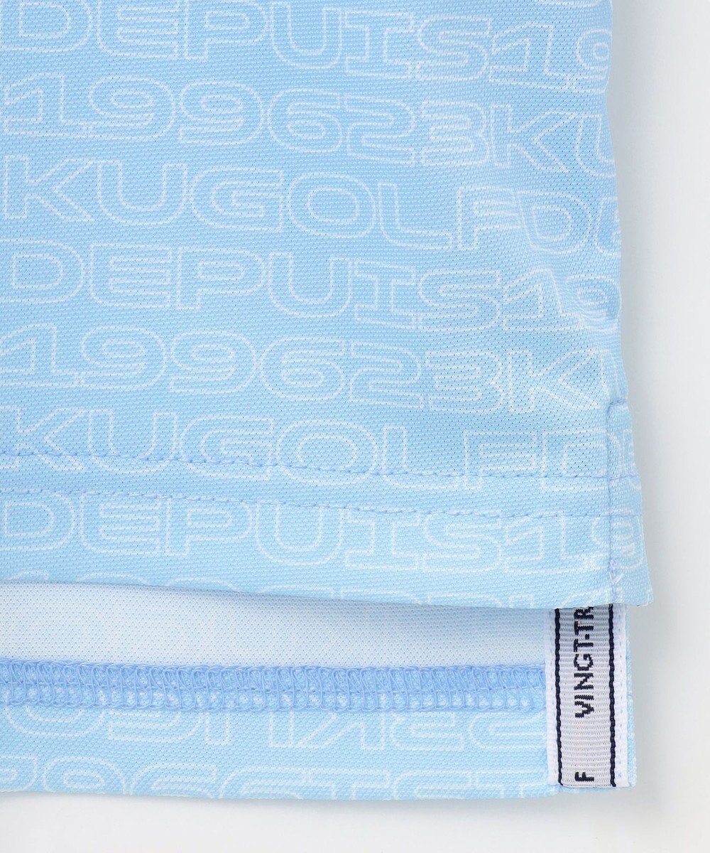 23区GOLF 【MEN】【UVケア/吸水速乾】グラデーションロゴ 半袖ポロシャツ 