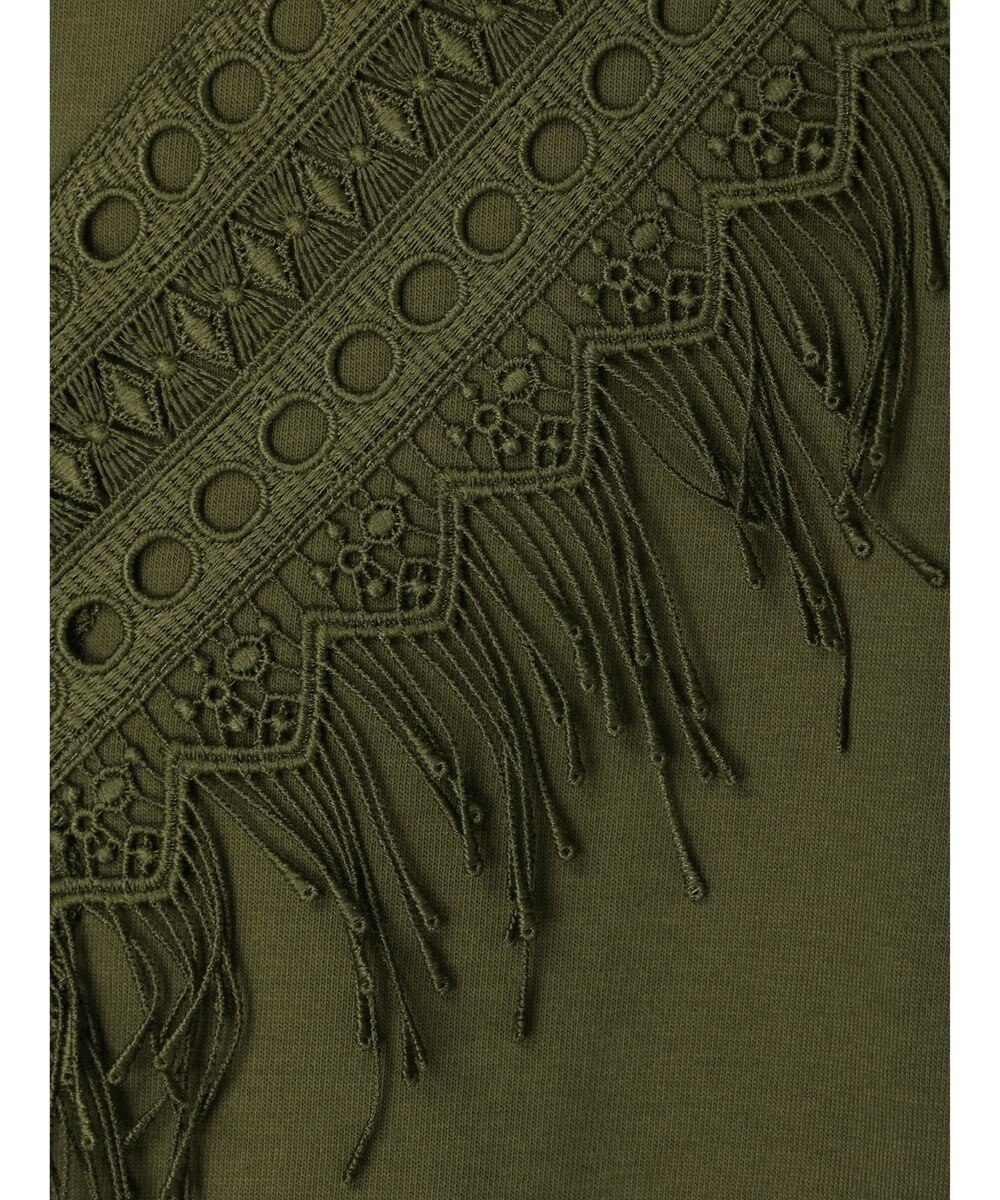 Green Parks ・ＳＵＧＡＲ　ＳＰＯＯＮ　フリンジフレンチＴシャツ 