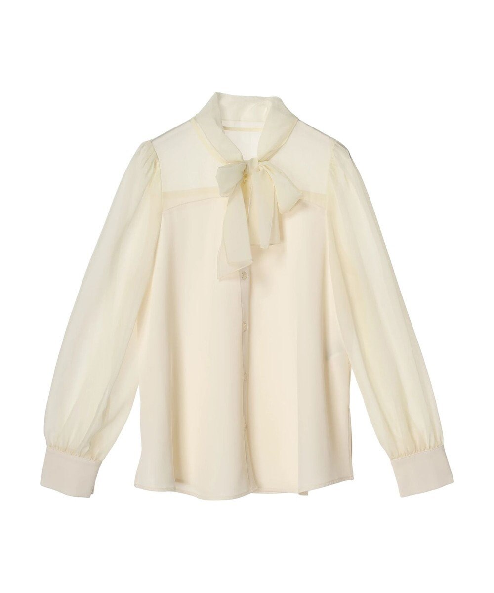 earth music&ecology シアードッキングブラウス 