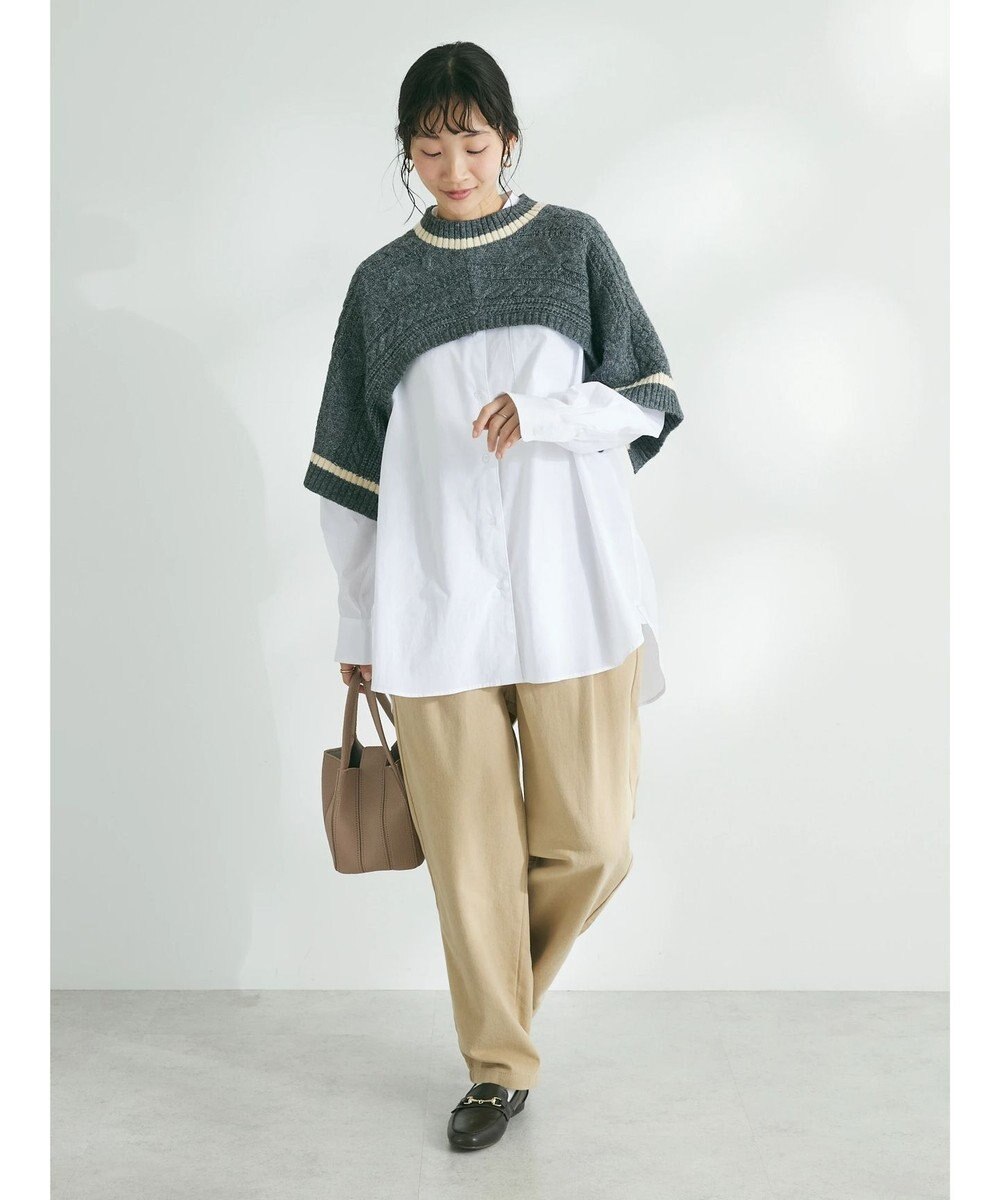 CRAFT STANDARD BOUTIQUE ２ＷＡＹケーブルニットベスト 