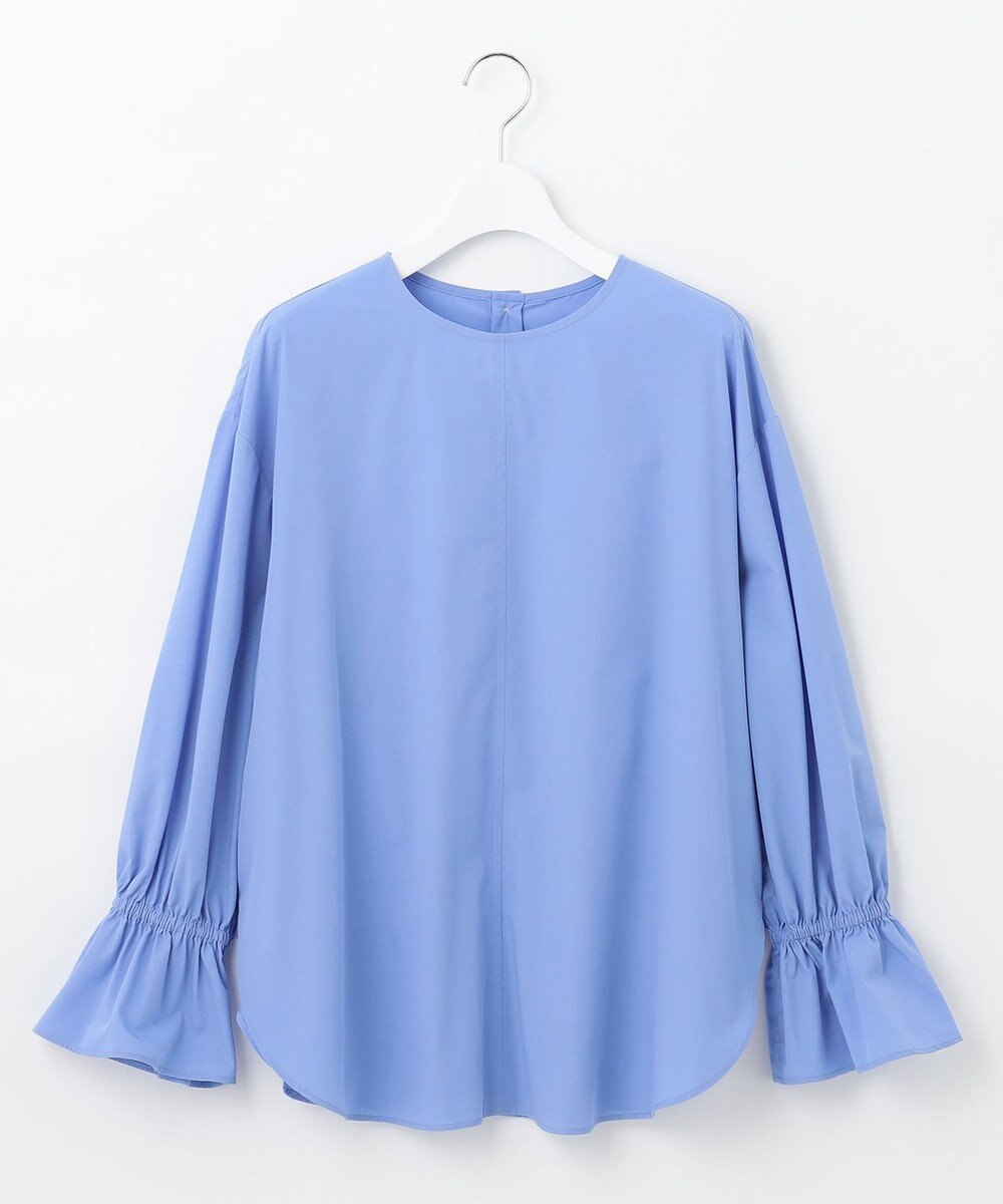 UNFILO 【洗える/吸水速乾】イージーケア キャンディスリーブ ブラウス 