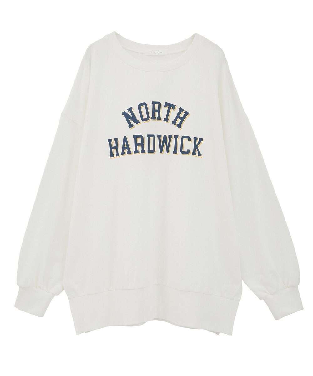 Green Parks カレッジロゴ裏毛チュニック 