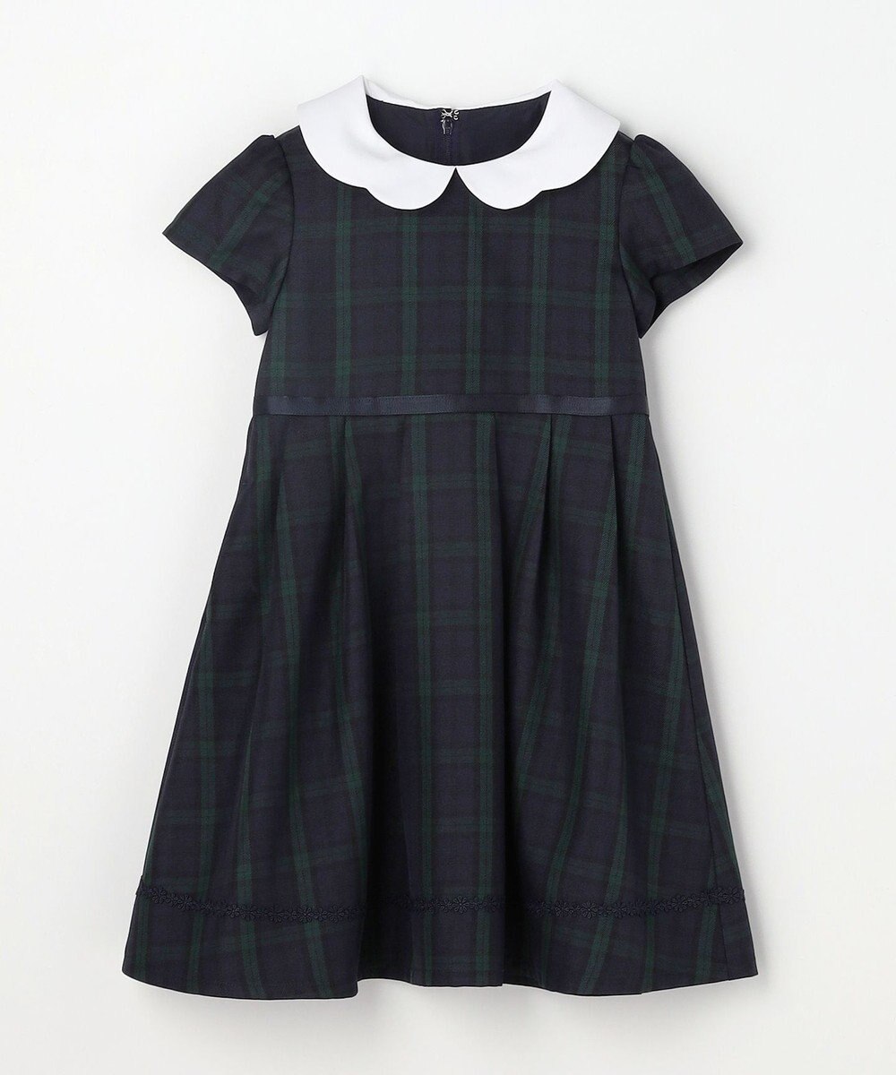 ANY KIDS 【2点セット】ノーカラー ボレロジャケット+襟付き ワンピース 