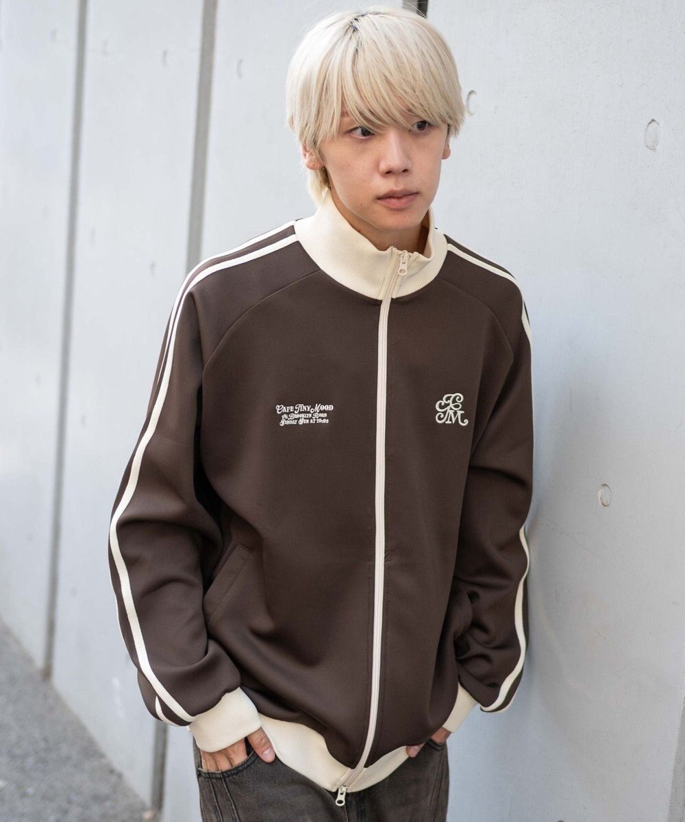 WEGO 【ユニセックスITEM/MLサイズ展開】ラグランライントラックジャケット 