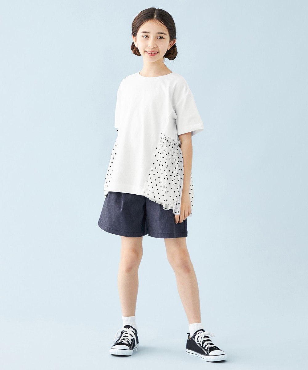 UNFILO 【UNFILO KIDS】デニムキュロット 