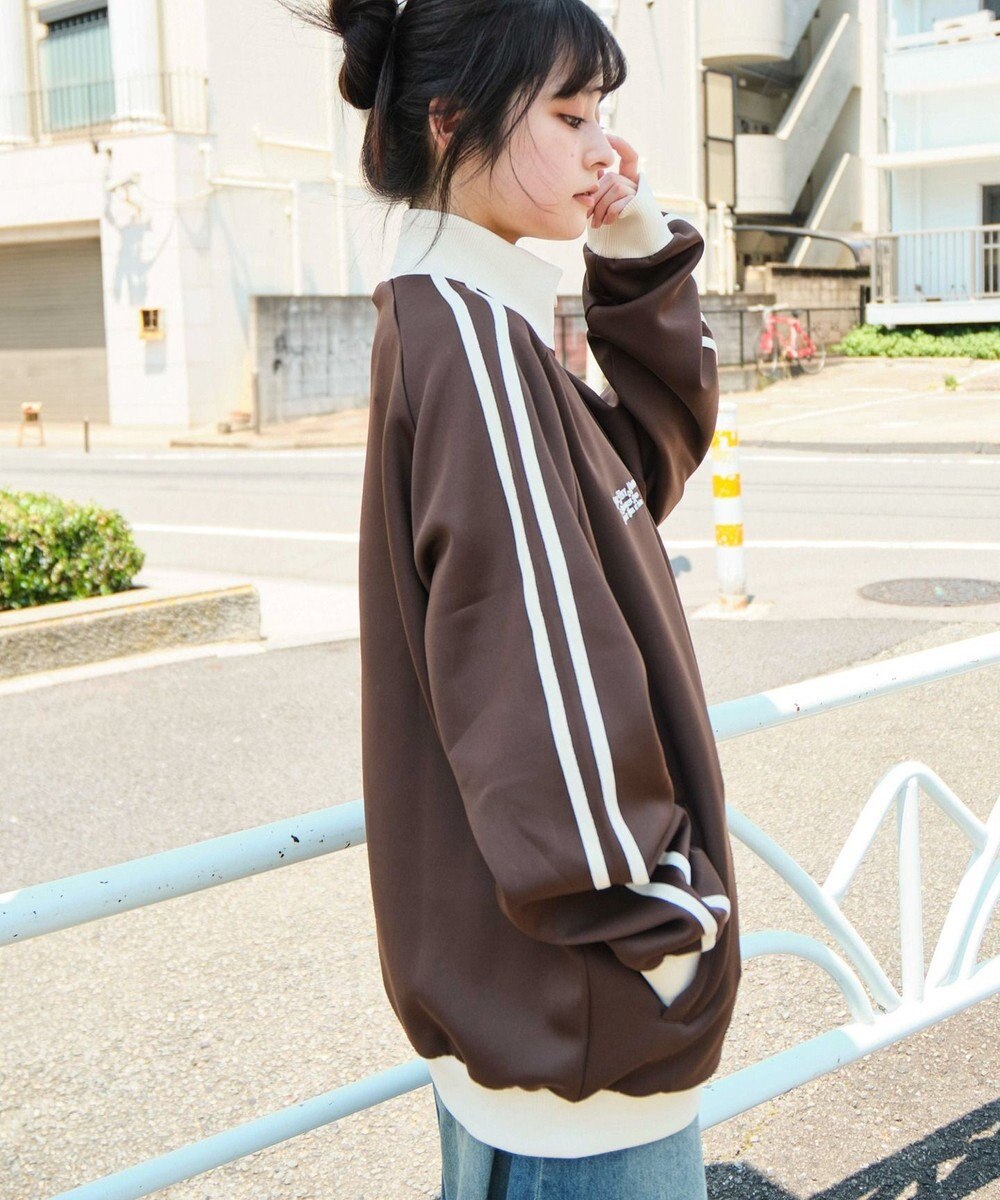 WEGO 【ユニセックスITEM/MLサイズ展開】ラグランライントラックジャケット 