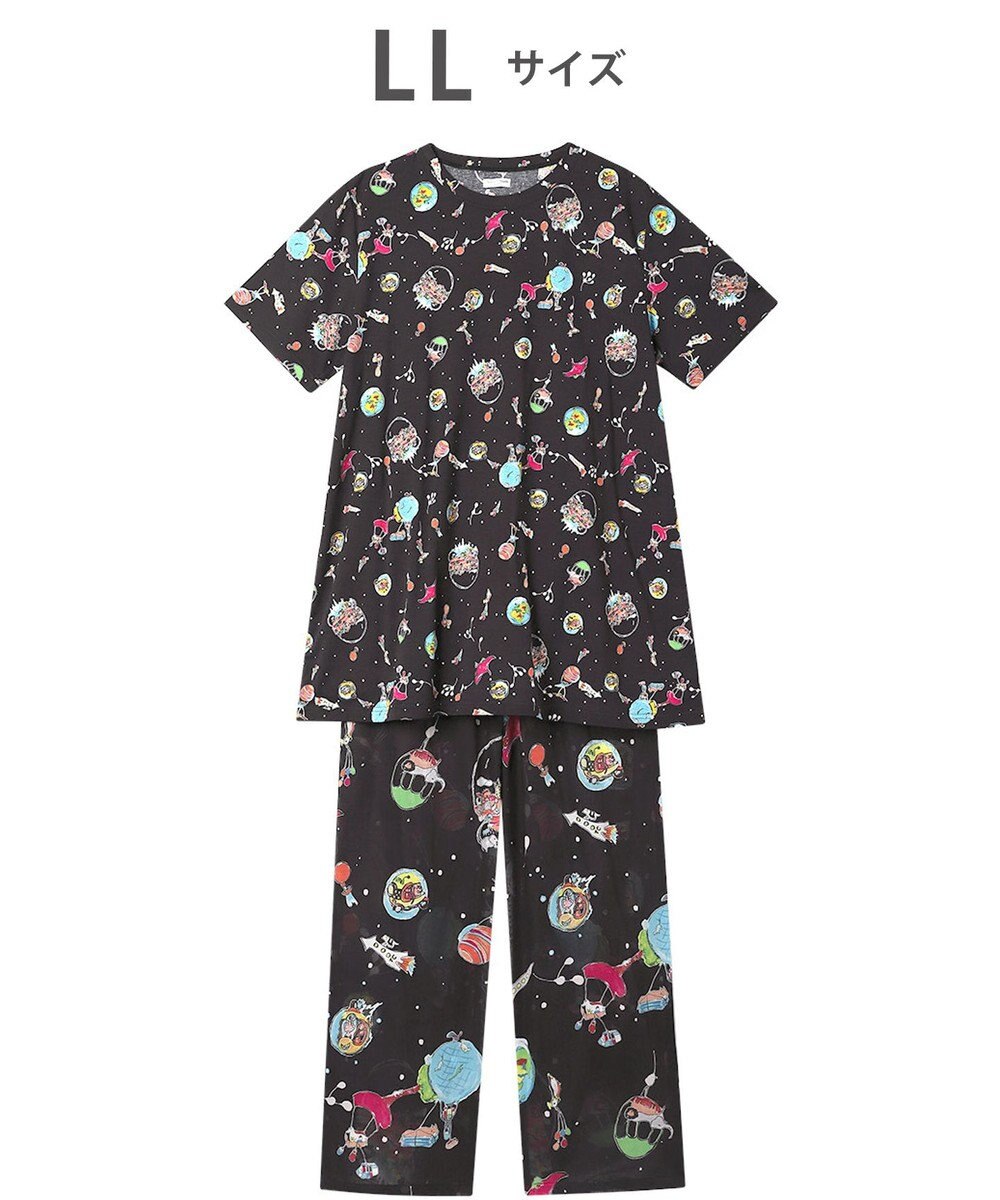 tsumori chisato SLEEP ツモリチサト パジャマ 5分袖 半袖 長ズボン 綿混(トップス) 綿100%(ボトムス) レディース UDT141 /ワコール 