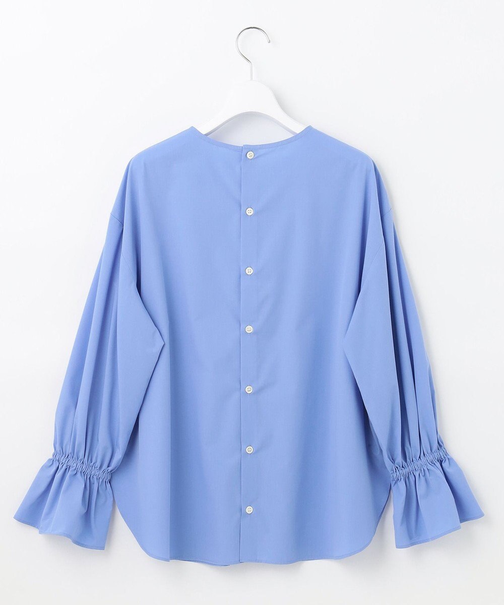 UNFILO 【洗える/吸水速乾】イージーケア キャンディスリーブ ブラウス 