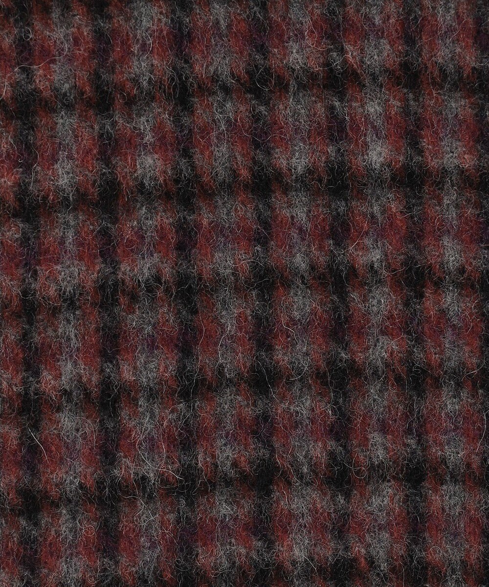 自由区 【リバーシブル】ウールリバー フード付きショートコート 