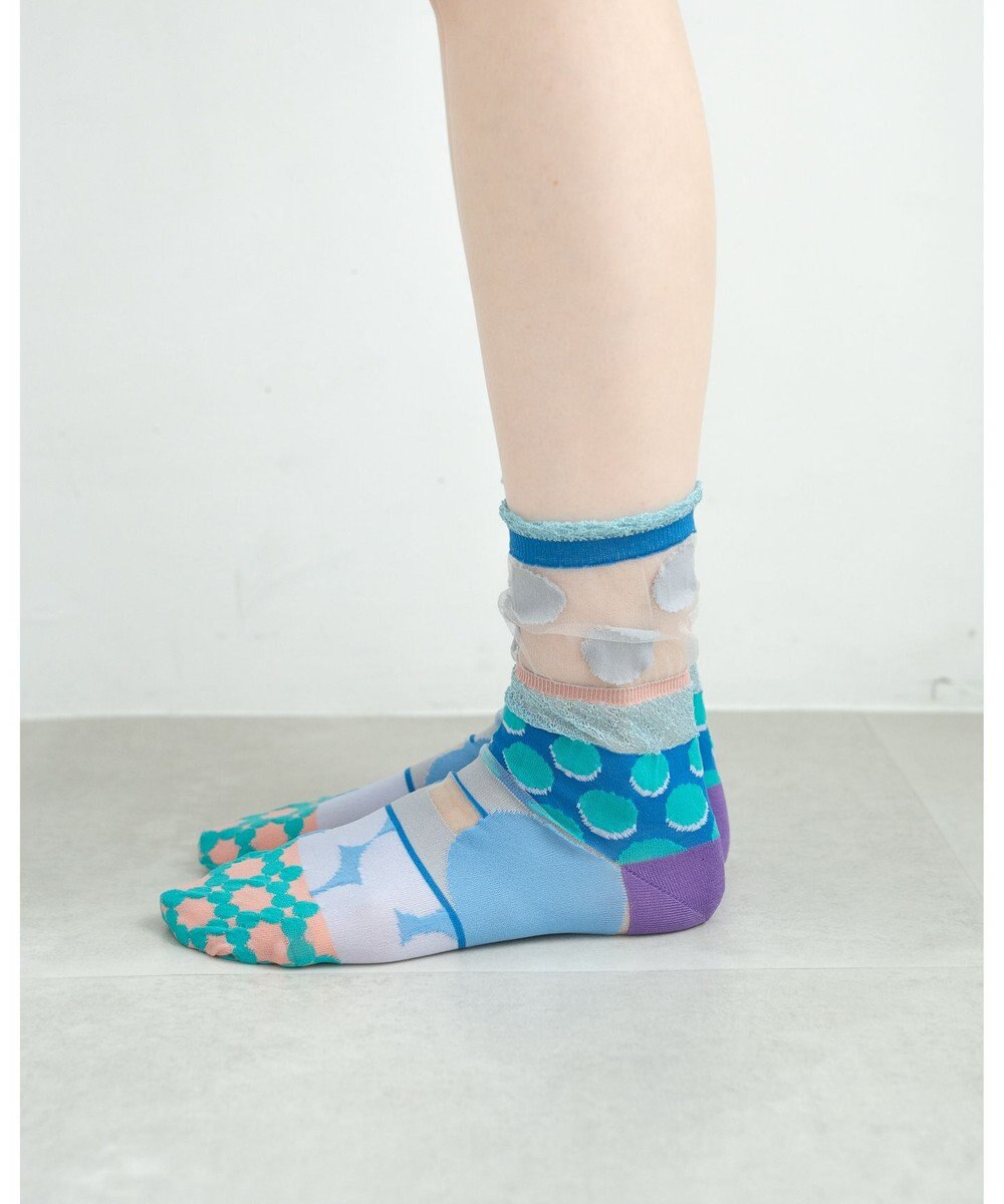 COQ DOTS CARNIVAL シアードットソックス 