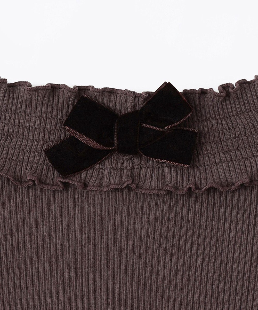 ANY KIDS バックリボン カットソー 