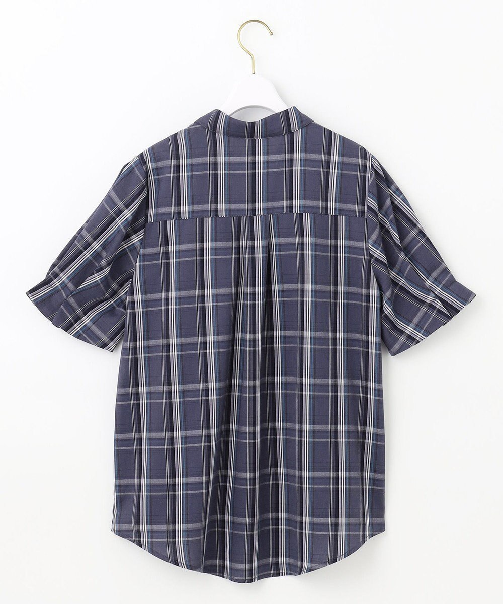 ANY SIS 【洗える】ピケチェック ブラウス 