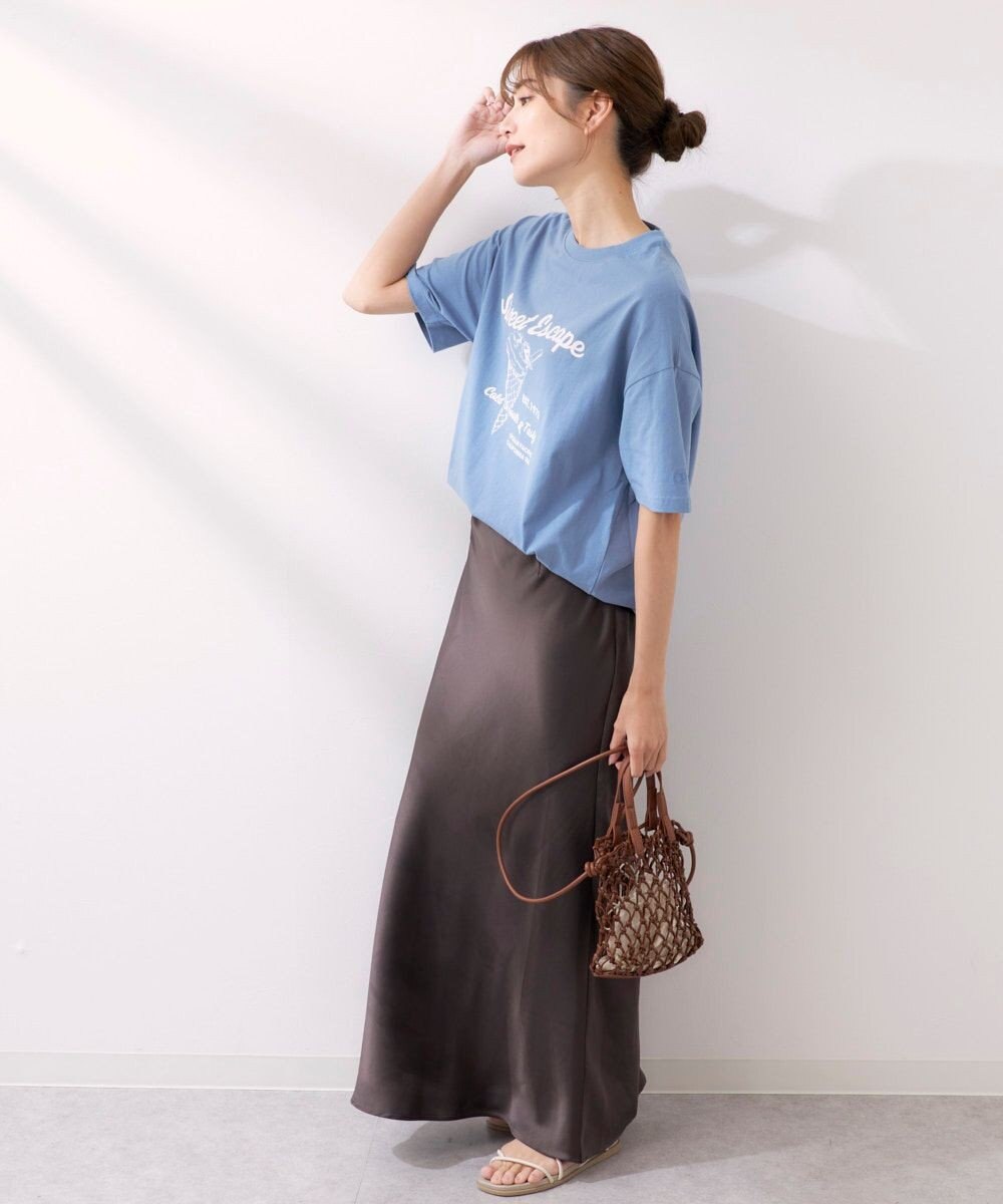 OP／FILA 【Ocean Pacific】アイスクリームプリント半袖Tシャツ 