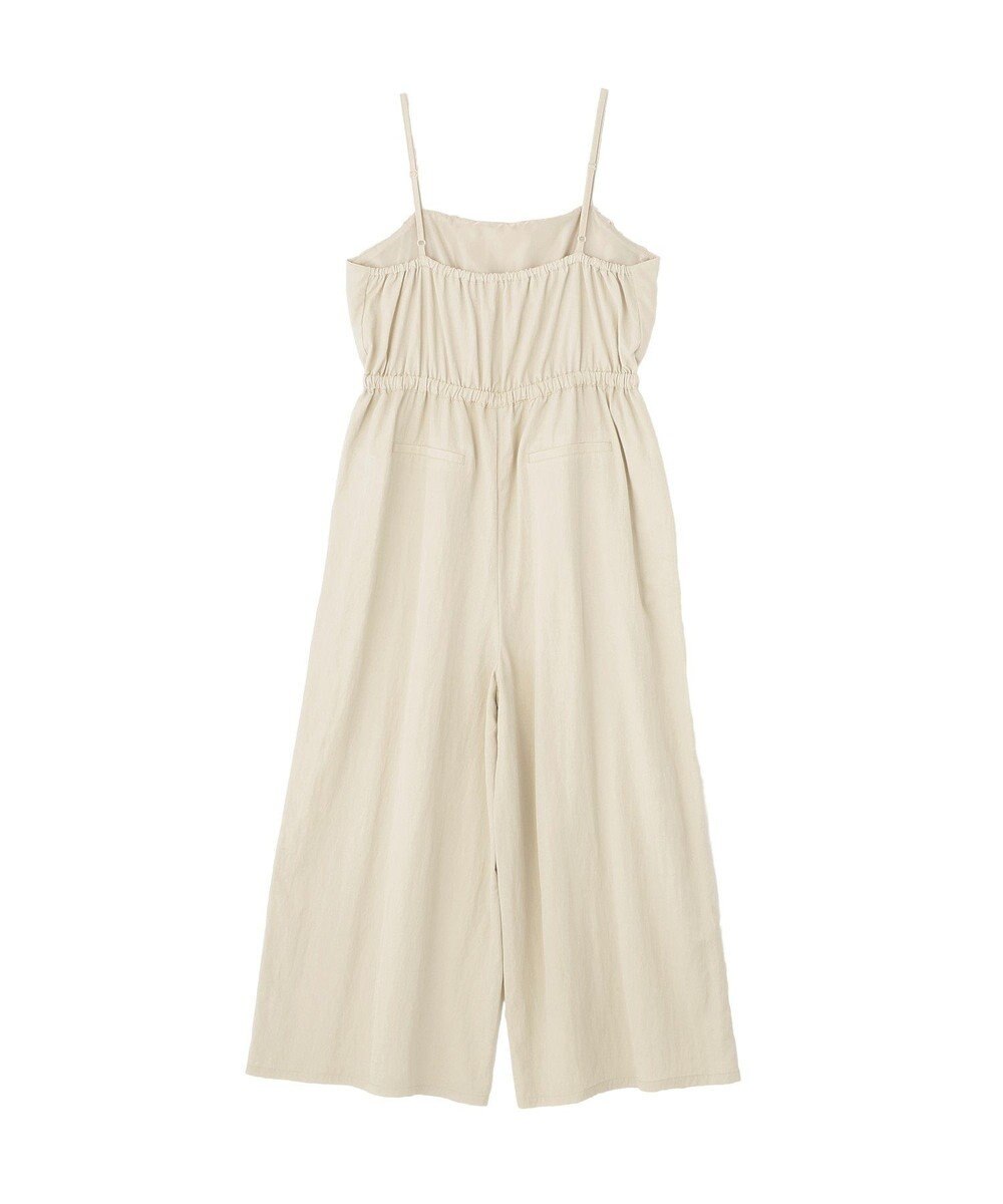 Green Parks 胸元バルーンワイドシルエットサロペット 