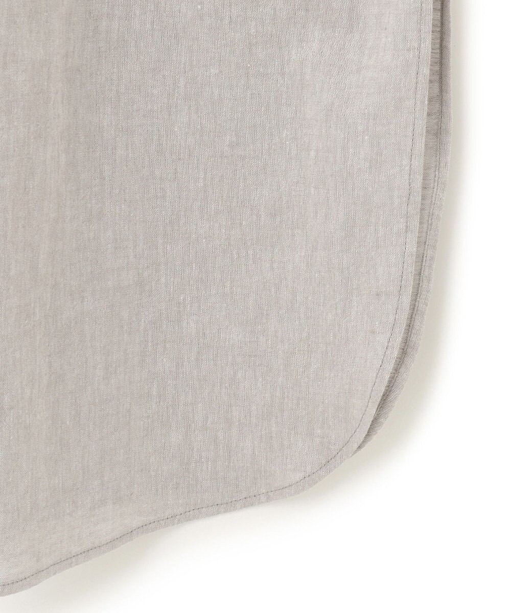 23区 S 【SLOW/洗える】リネンコットン シャツワンピース 