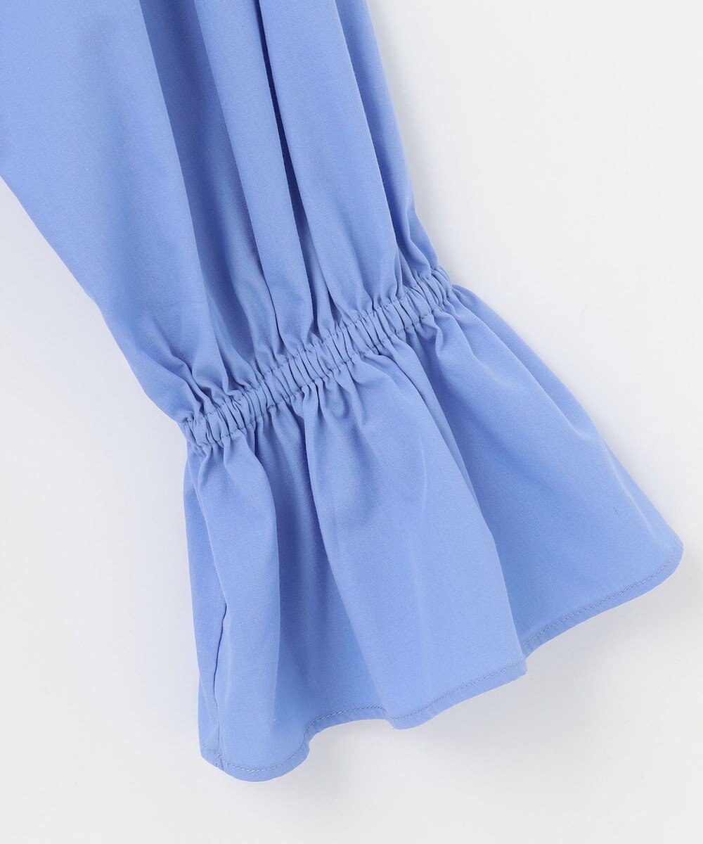 UNFILO 【洗える/吸水速乾】イージーケア キャンディスリーブ ブラウス 