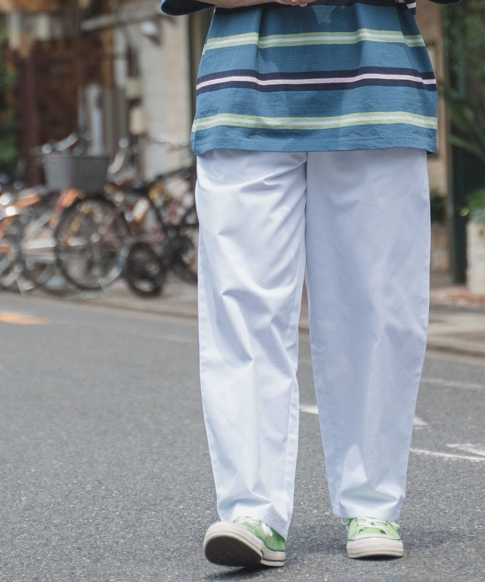 WEGO 【ユニセックス着用ITEM/ウエストゴム/手洗い可】シェフパンツ 