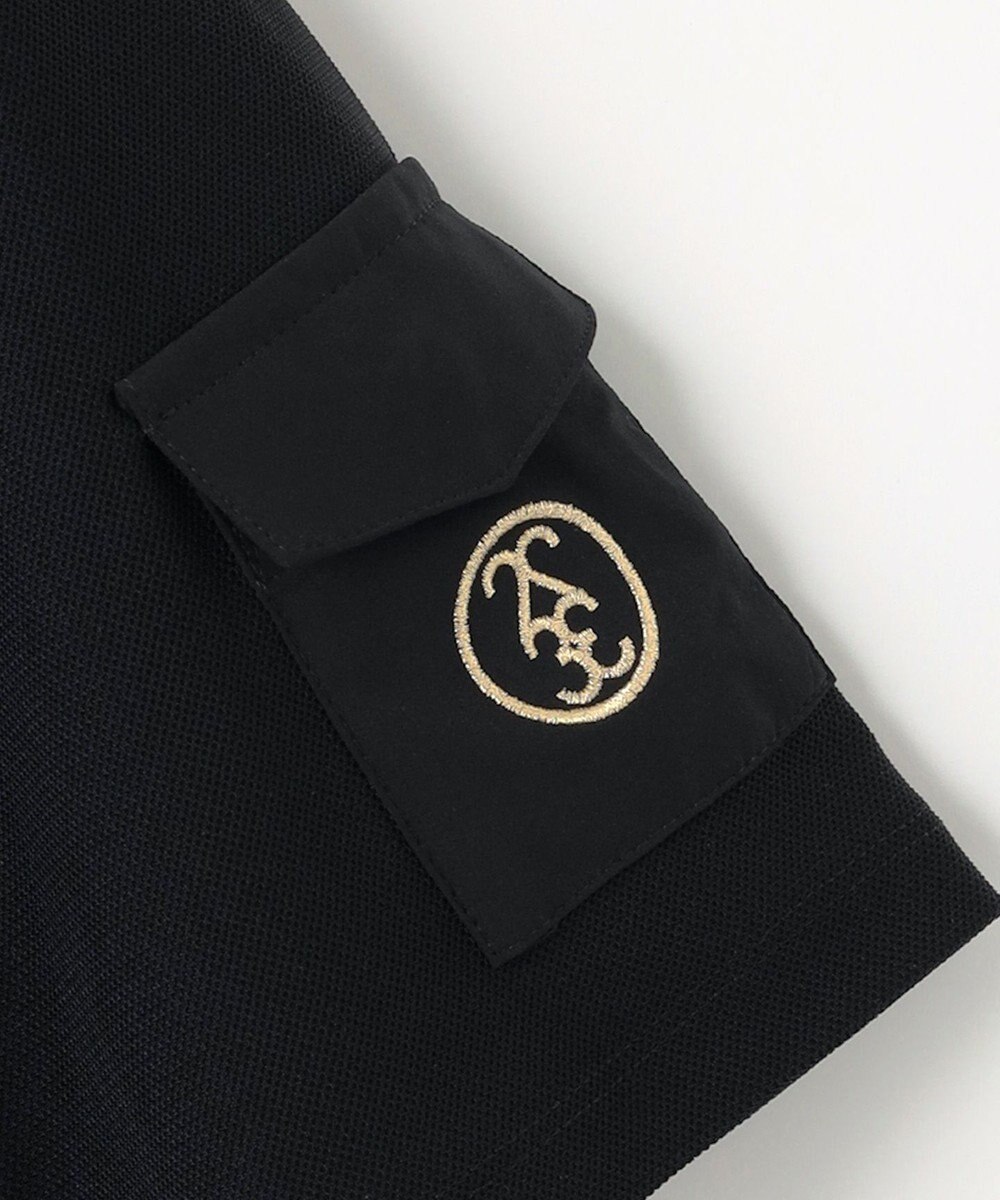 23区GOLF 【WOMEN】機能に優れた新素材「AIR TOOL」で暑い夏を快適に コンビ素材 ワンピース 