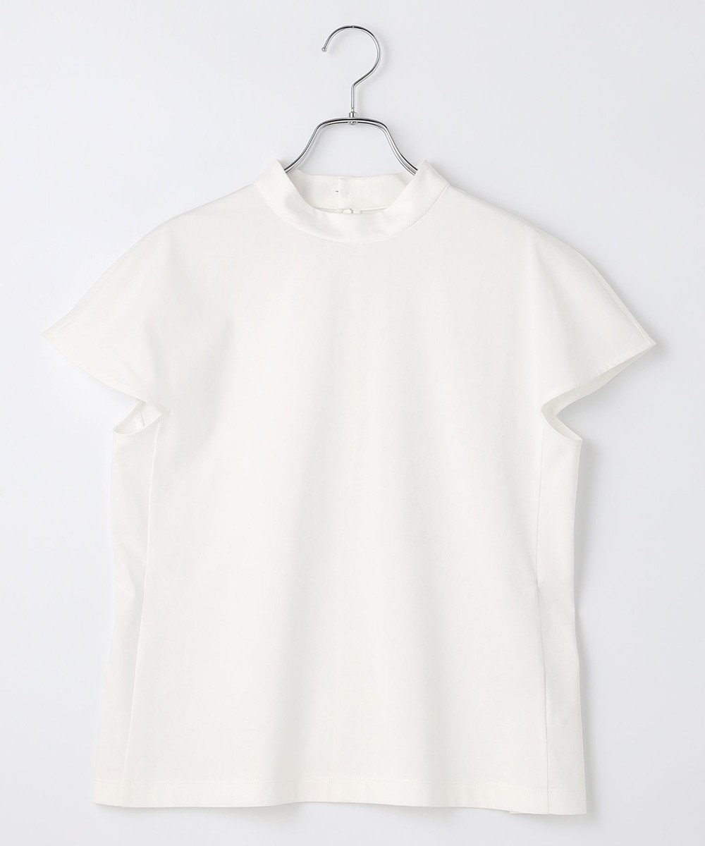 #Newans 【ANSWER for シティライフ】乾燥機対応！ハイネックフレンチスリーブカットソー 