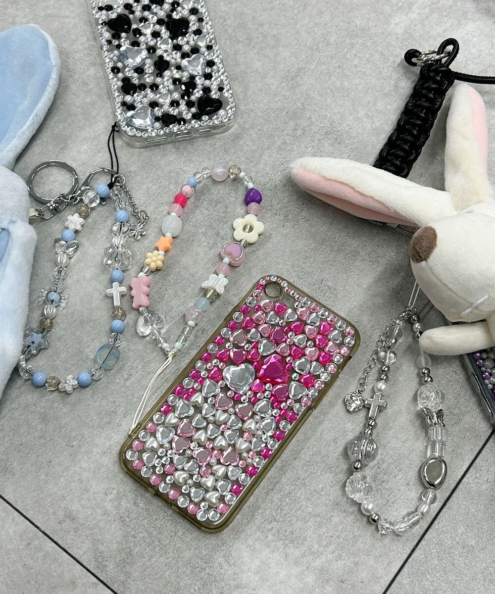 WEGO ビーズストラップキーホルダーC 