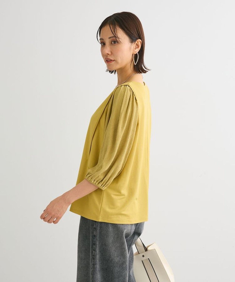 Green Parks 袖表面ドッキングカットプルオーバー 