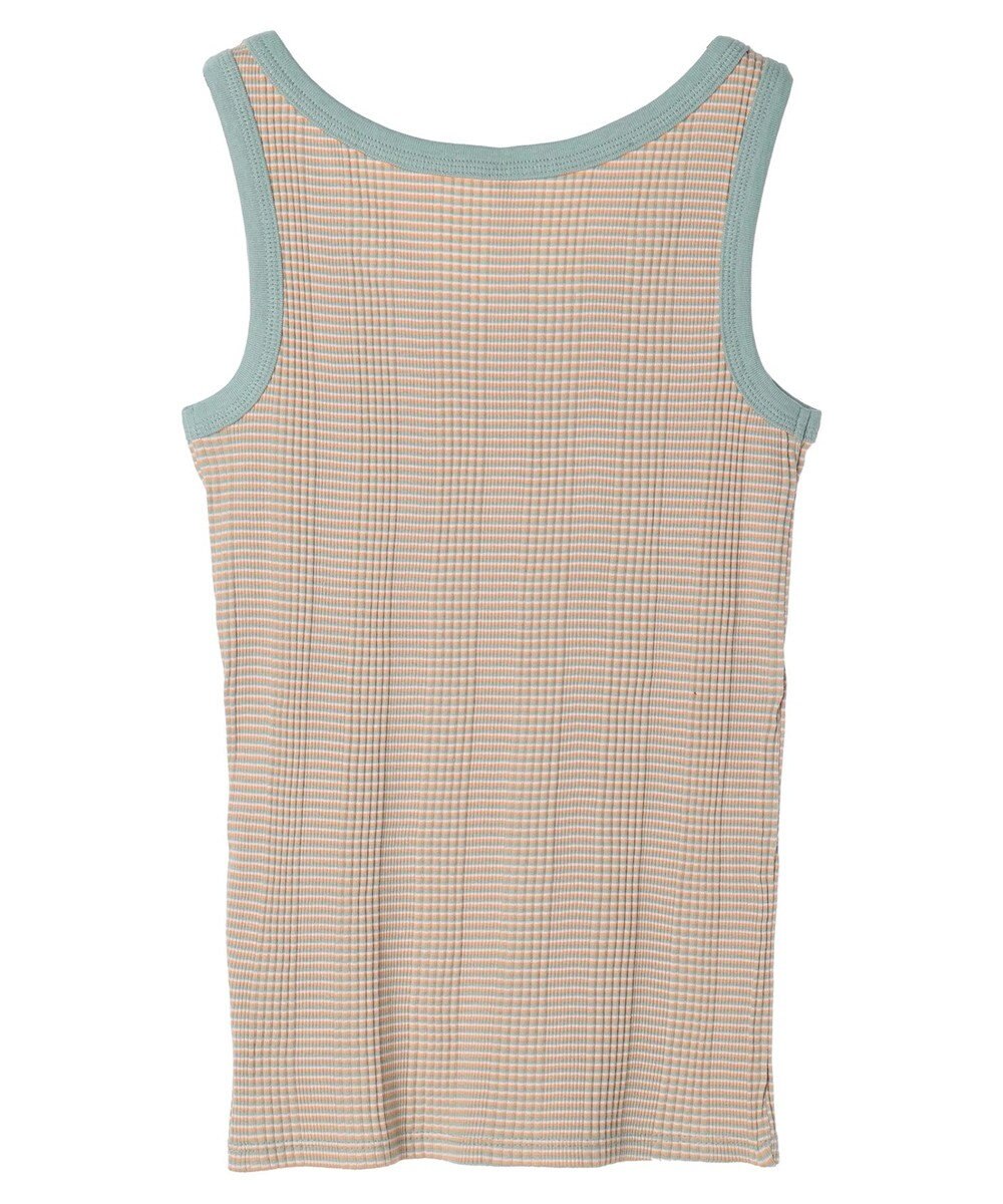 AMERICAN HOLIC 針抜きテレコボーダータンクトップ 