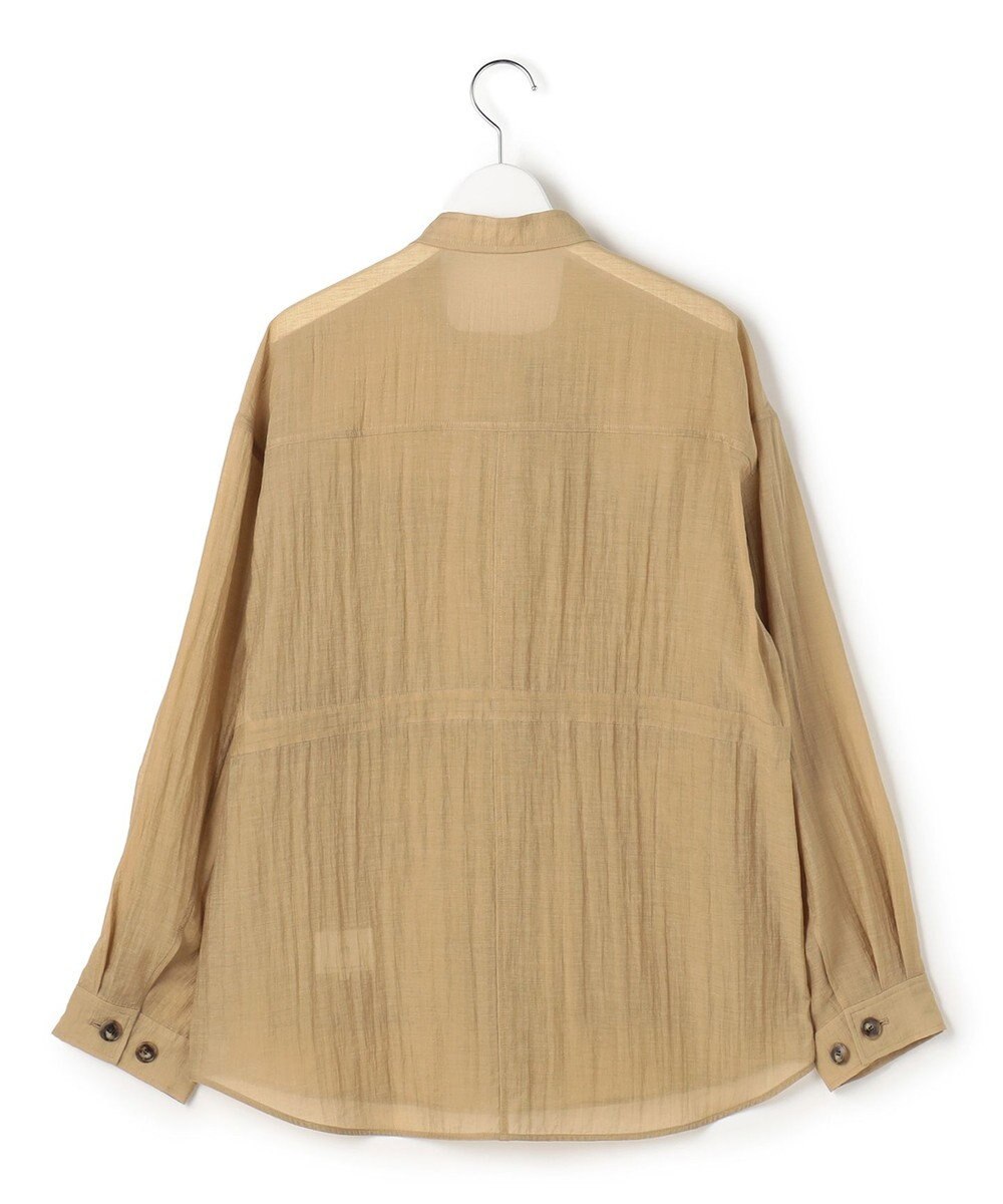 23区 【先行予約】リネンミックスシアースラブ ミリタリージャケット 