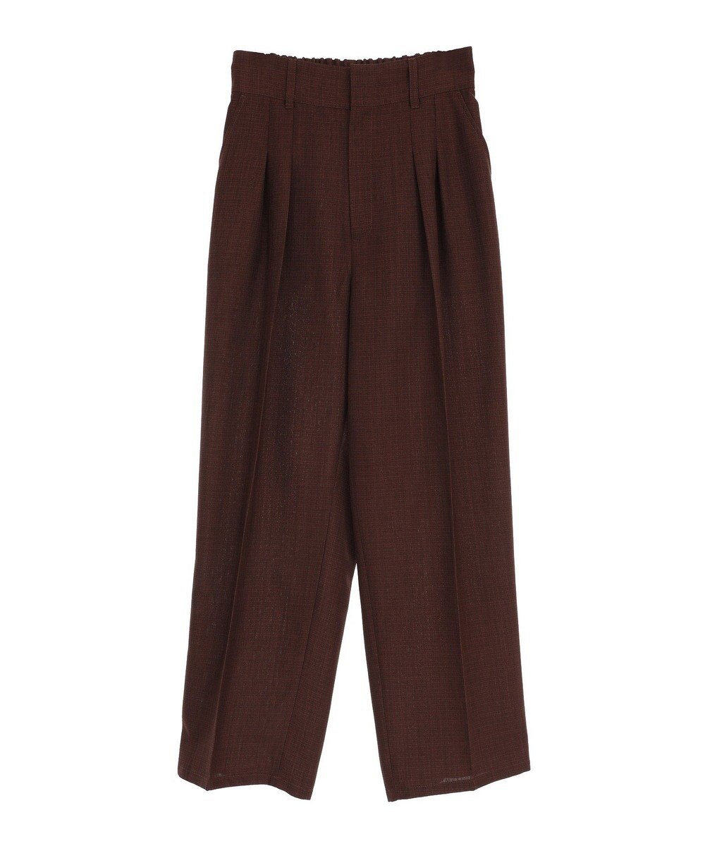 Green Parks ・ＥＬＥＮＣＡＲＥ　ＤＵＥ　リネンライク２タックパンツ 