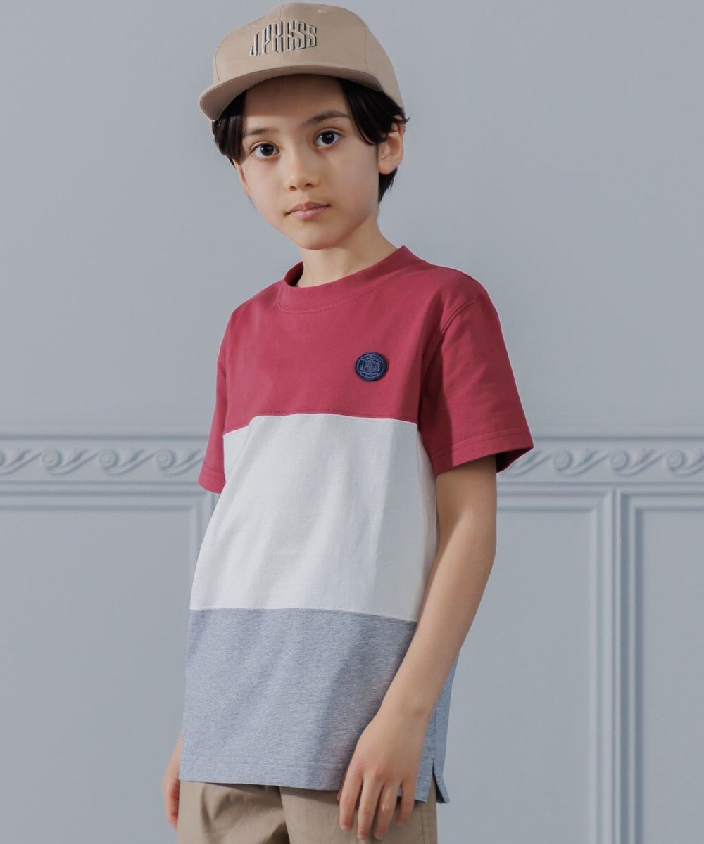 J.PRESS KIDS 【140-170㎝】トリコロール 半袖Ｔシャツ 