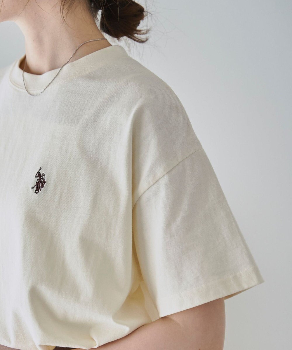 WEGO 【洗える/綿100%】USPOLOワンポイントTシャツ 