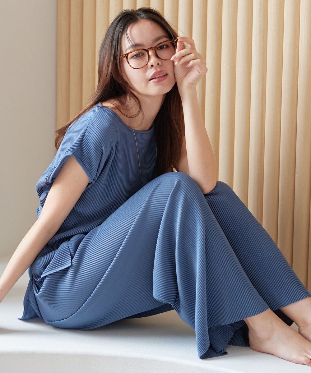 Tiaclasse 【2点セット・新色追加・洗える】クリスタルプリーツセットアップ 