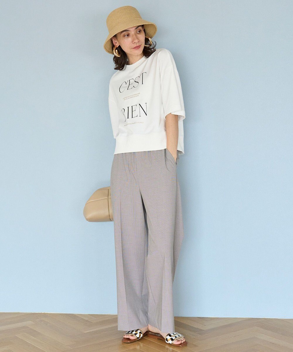 UNFILO 【新色追加】イージーワイドパンツ 