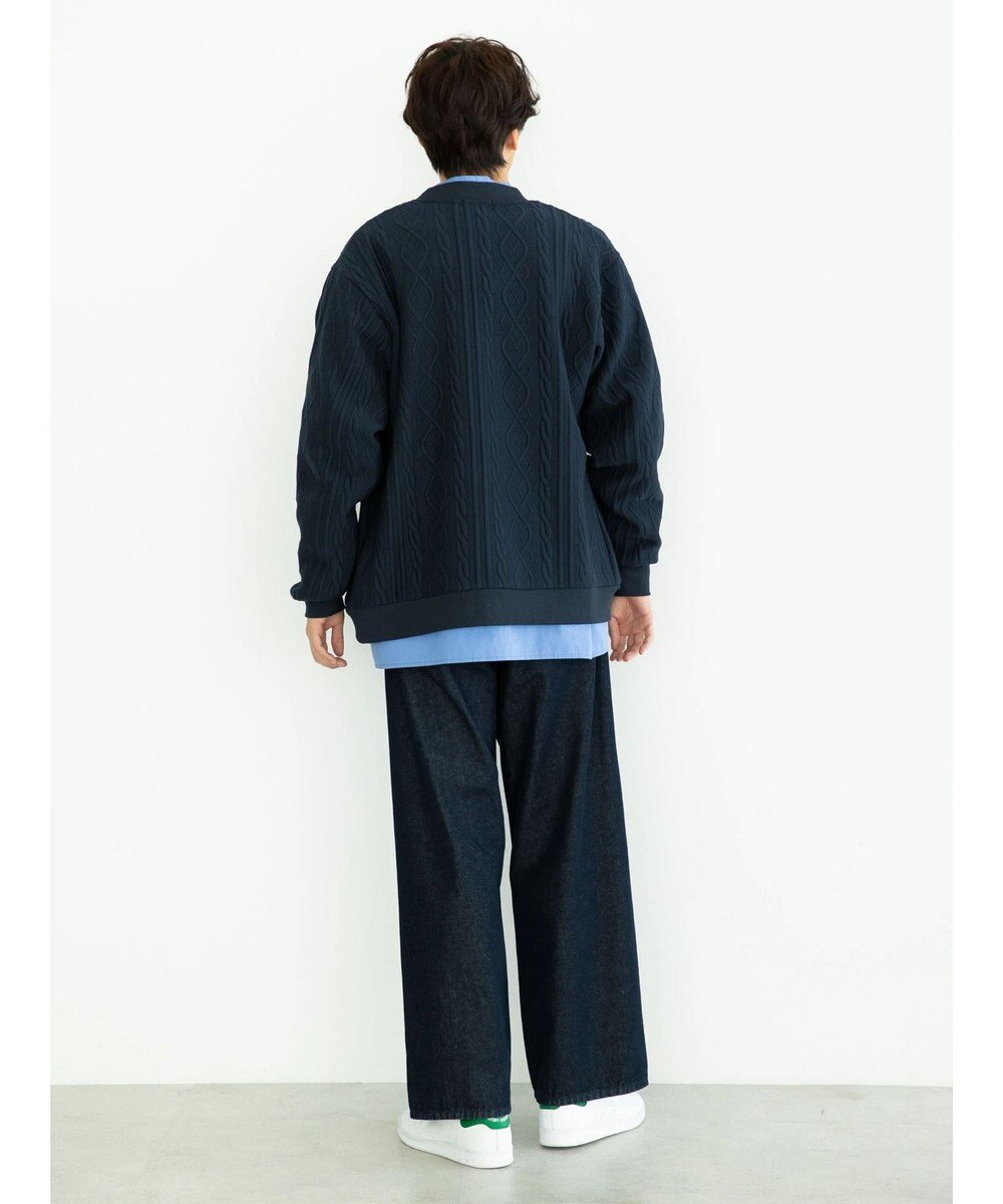 CRAFT STANDARD BOUTIQUE ケーブル柄カットカーディガン1 