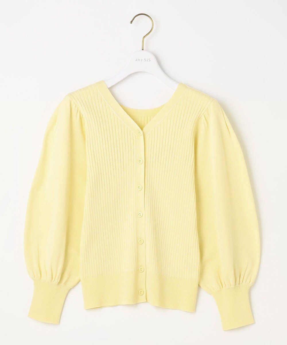 ANY SIS 【洗える】フラワーカラー2WAY ニット 