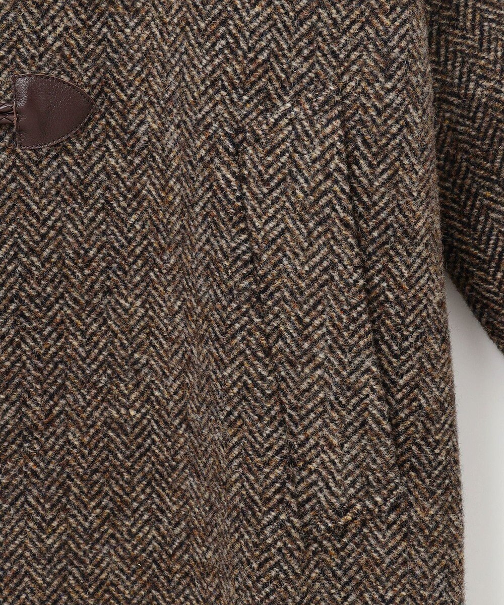 JOSEPH ABBOUD 【キングサイズ・軽量/シェットランドツィード/インポート素材】 シェットランドツィード ダッフルコート 