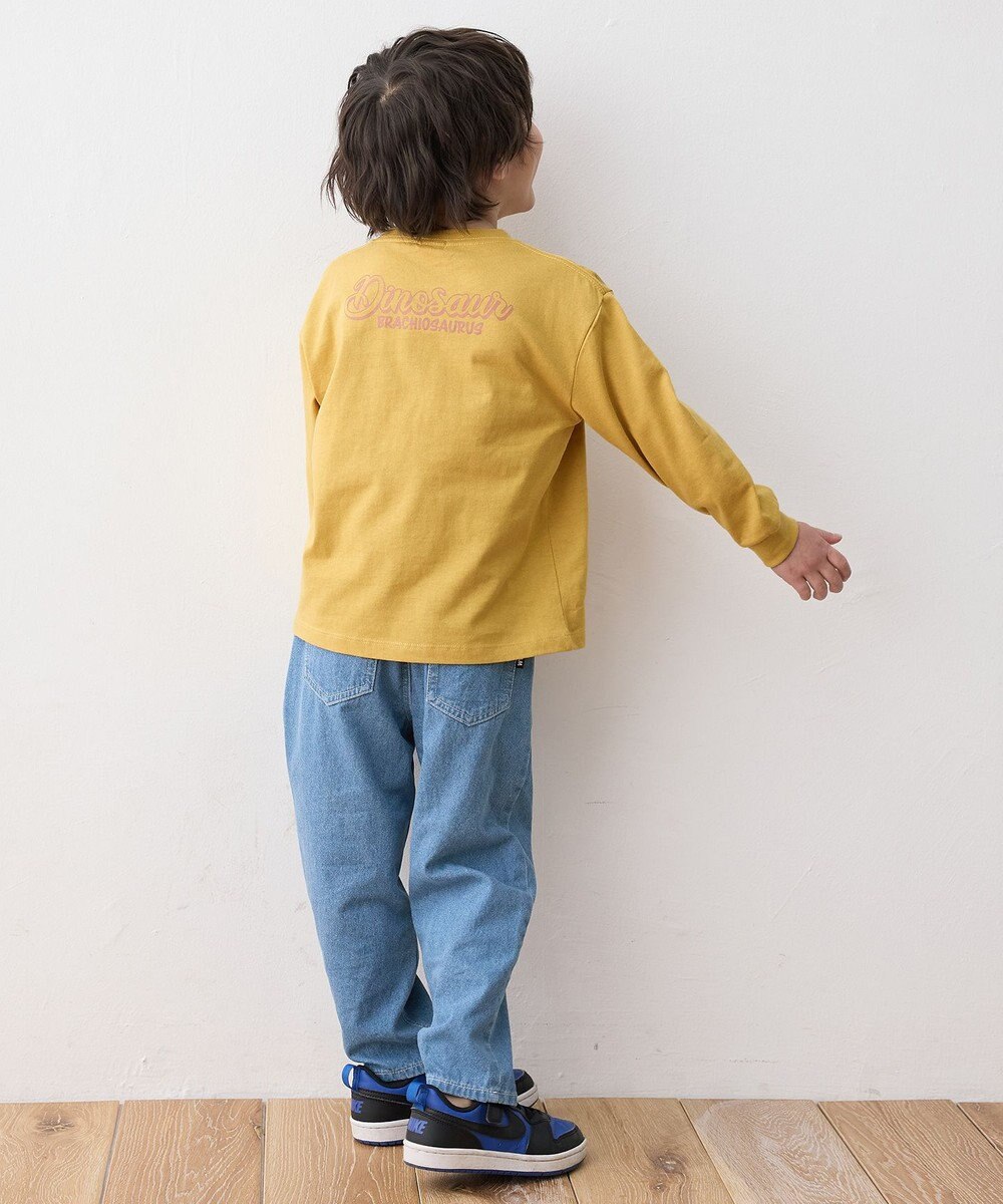 ANY KIDS 恐竜プリント 長袖Tシャツ 