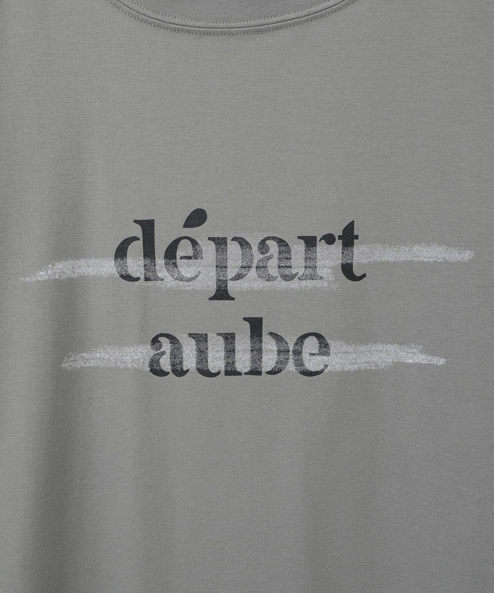 Green Parks 裾レースドッキングカットロゴチュニック 