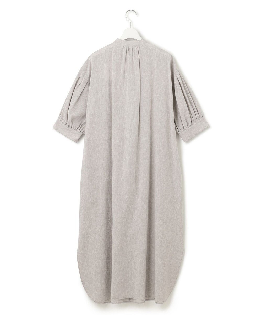 23区 S 【SLOW/洗える】リネンコットン シャツワンピース 