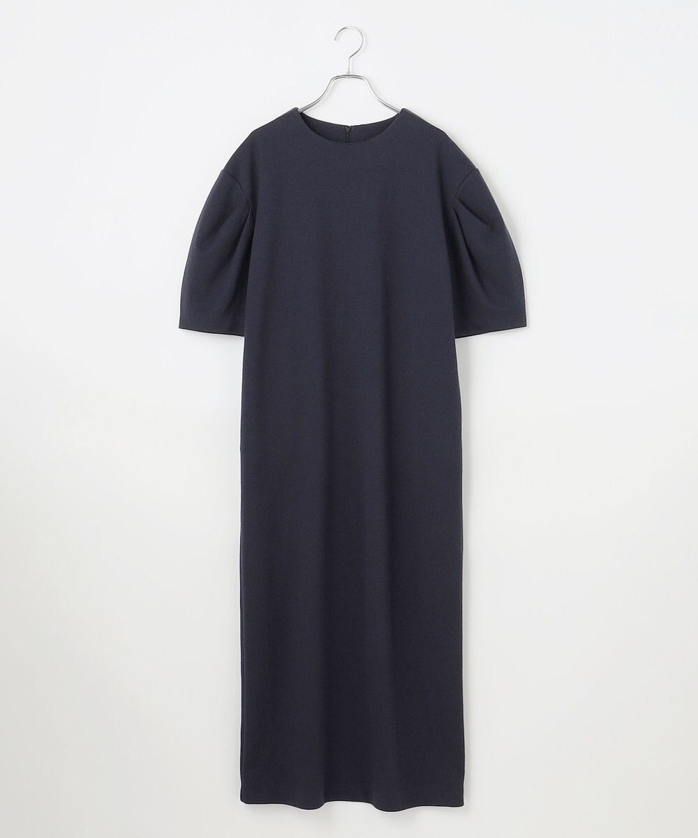 #Newans 【セレモニーにも/洗濯機可】パフスリーブロングワンピース​ 