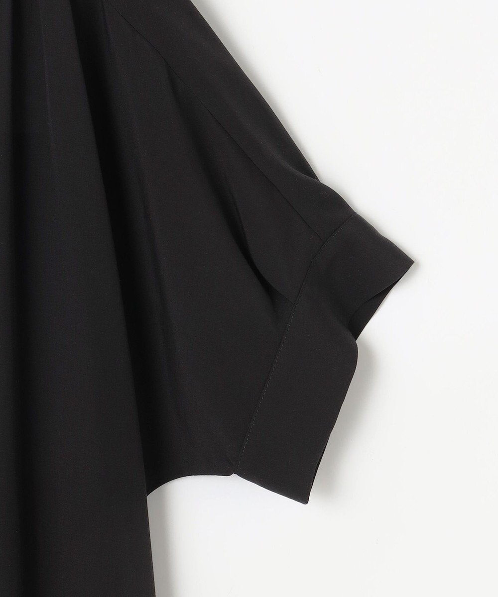 自由区 S 【接触冷感・UVケア・抗菌防臭・洗える】リヨセルポプリンシャツ ワンピース 