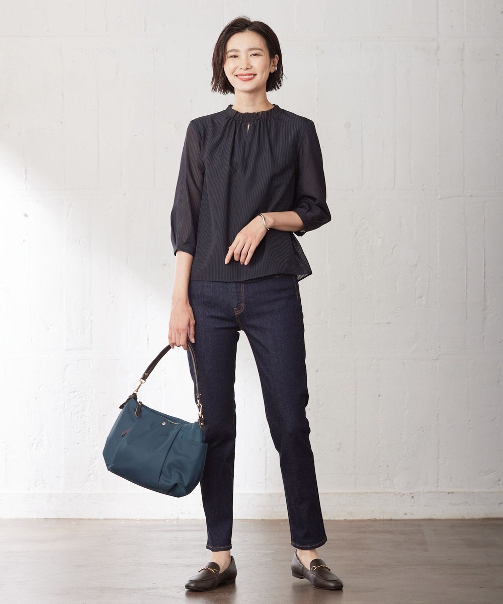 J.PRESS LADIES 【洗える】BASIC STRETCH DENIM スキニー パンツ 