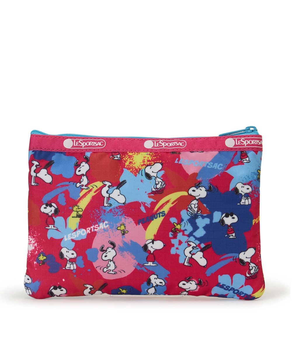 LeSportsac 3ZIP COSMETIC/ピーナッツプレイタイム 